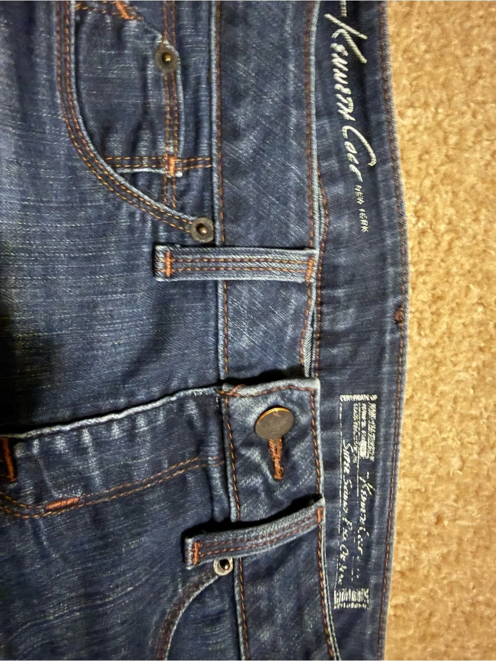 Dark Blue Stretch Women's Kenneth Cole Jeans